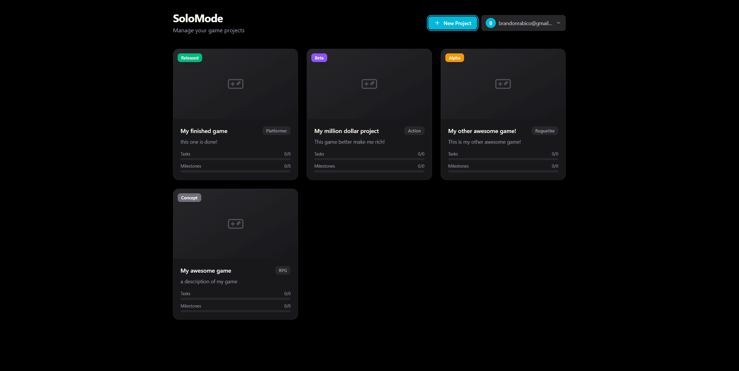 Project Dashboard